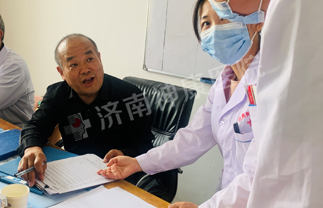 市卫健委督查组莅临我院督查指导工作